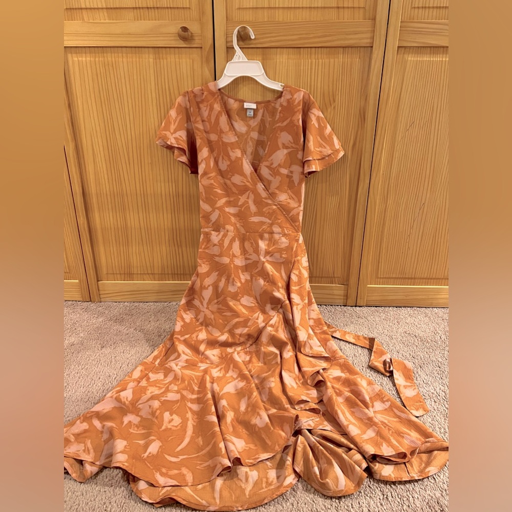 A New Day Coral Maxi Sundress (M)